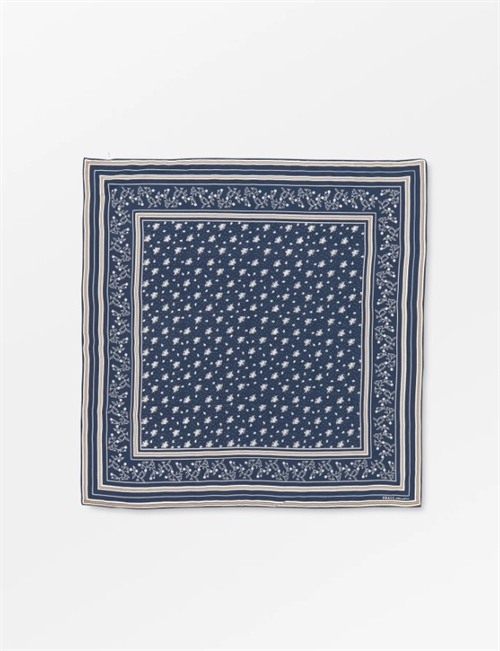 SKALL STUDIO CLASSIC SCARF 90X90 DARK NAVY
